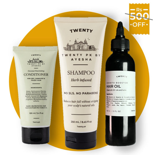 TRIO — SHAMPOO + CONDITIONER + OIL